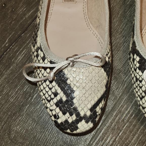 Zara Basic Snake Skin Pumps - Picture 5 of 5